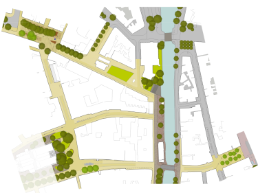 Plankaart Brugstraat