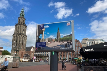 Panelen Grote Markt Stadhuis - Martinitoren