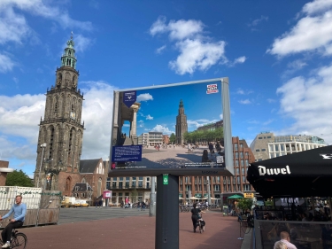 Panelen Grote Markt Stadhuis - Martinitoren