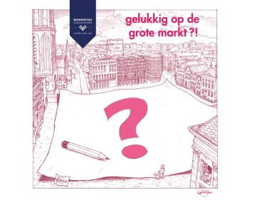 Gelukkig op de grote markt